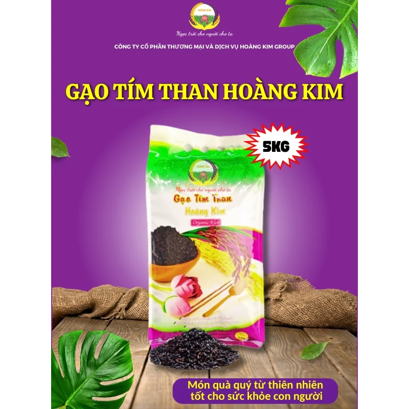 GẠO TÍM THAN HOÀNG KIM